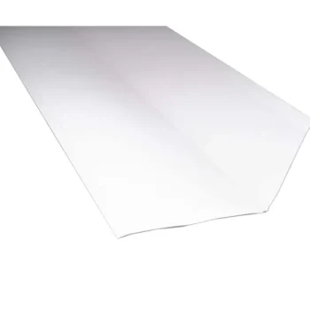 Keraplast Pihan Rakennusmateriaalit-Yläliityntäpelti 75+115, 108u00b0 Valkoinen, 1,25 M